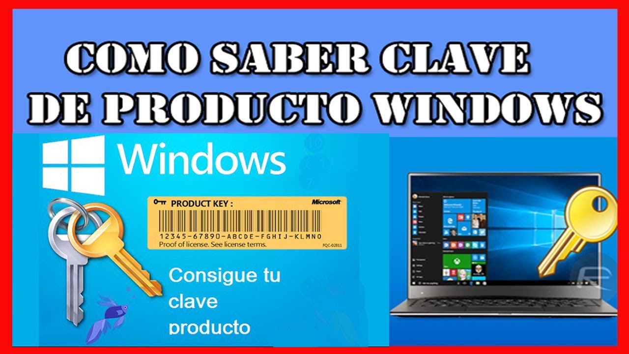 Como Ver O Saber Clave De Producto De Windows 10 8 Y 7