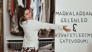 MARKALARDAN GELENLER & KIYAFETLERİMİ SATIYORUM! | Ceren Ceylan