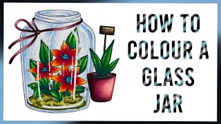 How to Colour a Glass Jar