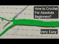 How to crochet for absolute beginners very easy  how to crochet  how to crochet for beginners