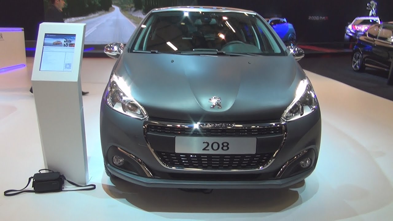 Peugeot New 208 Allure 1 2 Puretech Eat6 Gray 2015 Exterior And Interior
