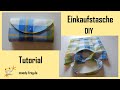 Faltbare Einkaufstasche selbst nähen - Tutorial - DIY -  #MoodyFrog