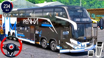 Euro Bus Drive 3D - Real City Classic Bus Simulator - Bus Game Android Gameplay