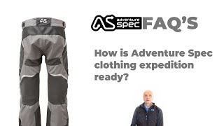 How is Adventure Spec clothing expedition ready? by adventurespec 3,949 views 3 years ago 1 minute, 47 seconds