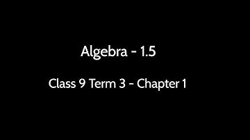 Algebra - Solving simultaneous linear equation by Elimination Method 1.5 9th Std Term 3(15)