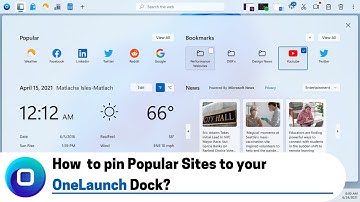 How to pin Popular Sites to your OneLaunch Dock (2022 Edition)