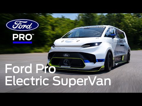 Für rasant beschleunigte Geschäfte: Spektakulärer Ford Pro Electric SuperVan mit 2.000 vollelektrischen PS