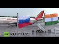 LIVE: Prime minister of India Narendra Modi arrives in Ufa