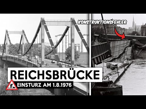 Durch diesen Konstruktionsfehler ist die Reichsbrücke am 1.8.1976 eingestürzt! | Reichsbrücke Wien