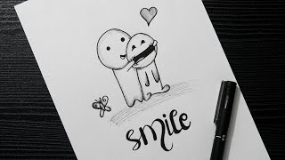 pen easy doodle smile drawing draw faces