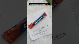 Handmade card for your loved ones | easy gift card ideas | #diy #craft #giftcard #shorts