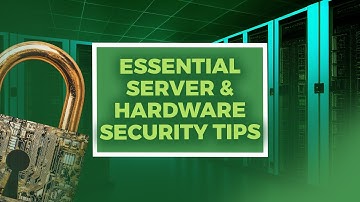 🛡️ Essential Server & Hardware Security Tips | Skillweed Academy || Skillweed