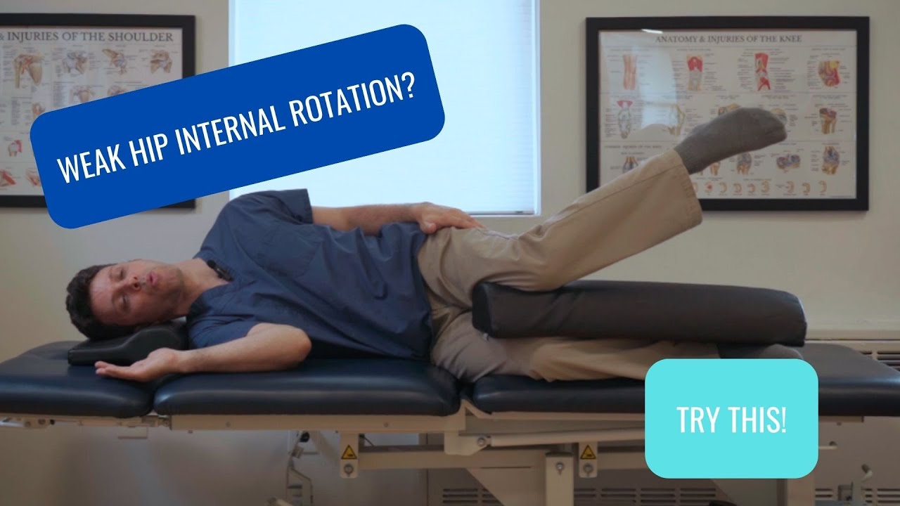 Hip Strengthening - Internal Rotation - YouTube