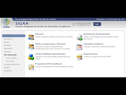 Como cadastrar atividades autônomas ou complementares no SIGAA da UFRRJ