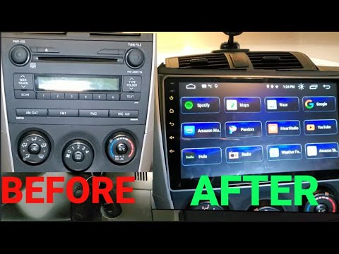 Step by Step How to install Android Head Unit in Toyota Corolla