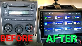 Step by Step How to install Android Head Unit in Toyota Corolla