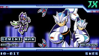[16-Bit;SNES]Gemini Man - Mega Man 3【MMX3 Style, AMK】