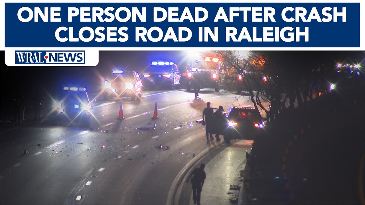 One person has died after crash on I-440 West in Raleigh - YouTube