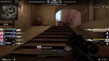 CS GO videos and montages: Amazing Quad kill