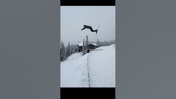 Funny ski fail #shorts #jump #fullsend #skiing #fast #ski #fail #tricks #backflip