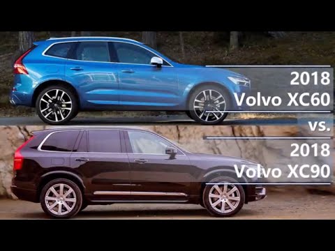 2018 Volvo XC60 vs 2018 Volvo XC90 (technical comparison)