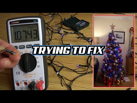 Trying to Fix Battery Powered Non Replaceable LED Christmas Lights