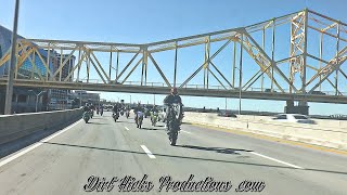 DERBY CITY STUNTERS 1ST RIDE OUT - CHALLON BDAY RIDE - RAW FOOTAGE - LOUISVILLE BIKELIFE STREETRIDE