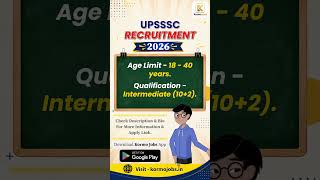 UPSSSC Excise Constable Recruitment 2026 for 722 Posts #governmentnaukari #sarkarunaukari