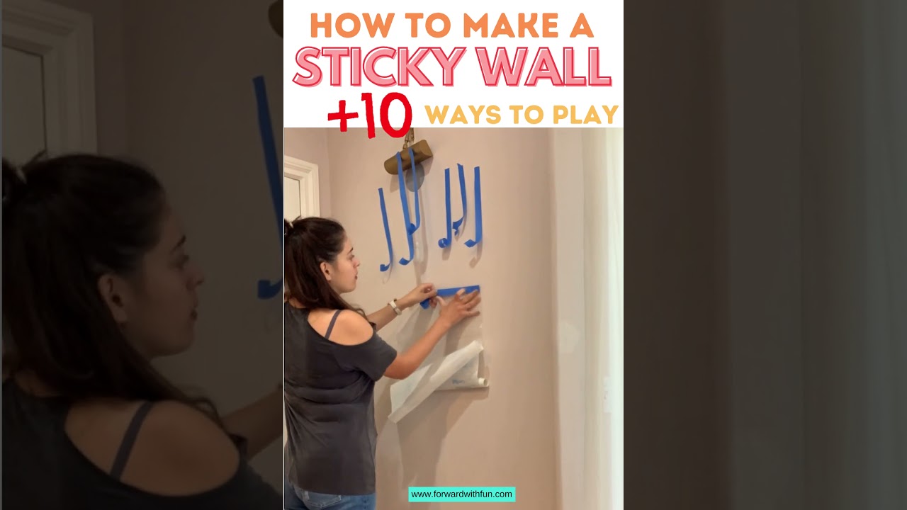 DIY Classroom Sticky Wall in 3 easy steps!