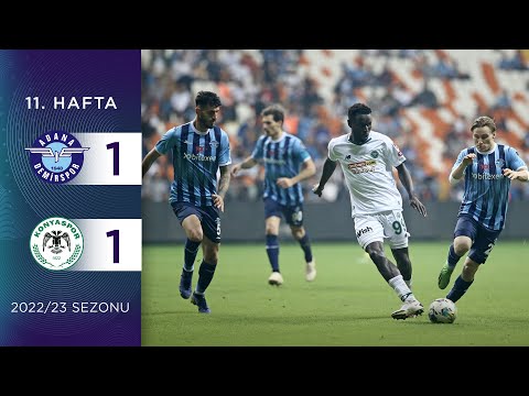 Adana Demirspor (1-1) Arabam.com Konyaspor | 11. Hafta - 2022/23