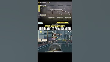 Ultimate Sten Build! 💀 Subscribe For More Setups! #foryoupage #codmgunsmith