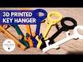 🔑 3D Printed Key Holder - Key Holder Designer - FreeCAD 3D Printing | #Shorts