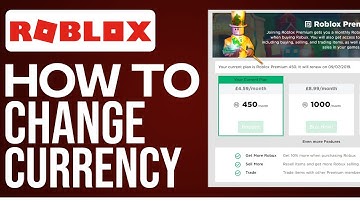 How To Change Your Currency On Roblox In 2023 (Step By Step)