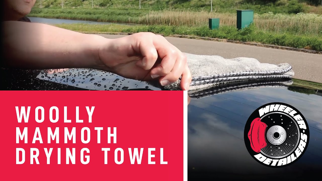 Chemical Guys MIC1995: Woolly Mammoth Microfiber Drying Towel, 36 in. x 25  in. x 1 in., Silk-Banded Trim, Lint Free, Machine Washable, Gray