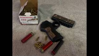 Shooting Rimfire 22 bullets out of an Air Pistol! (Do Not Try This) #power #firepower