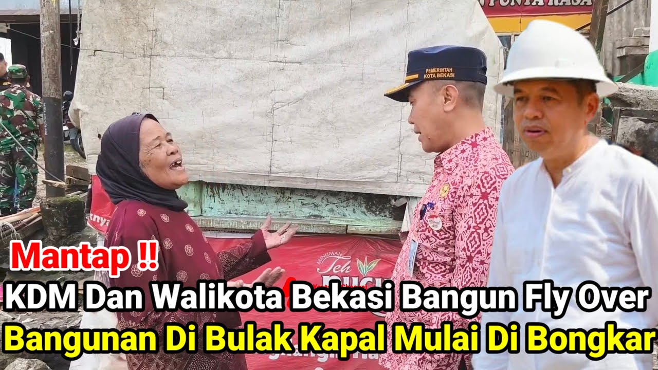 Mantap‼️KDM Dan Walikota Bekasi Akan Bikin Fly Over Bangunan Di Bulak Kapal Di Bongkar