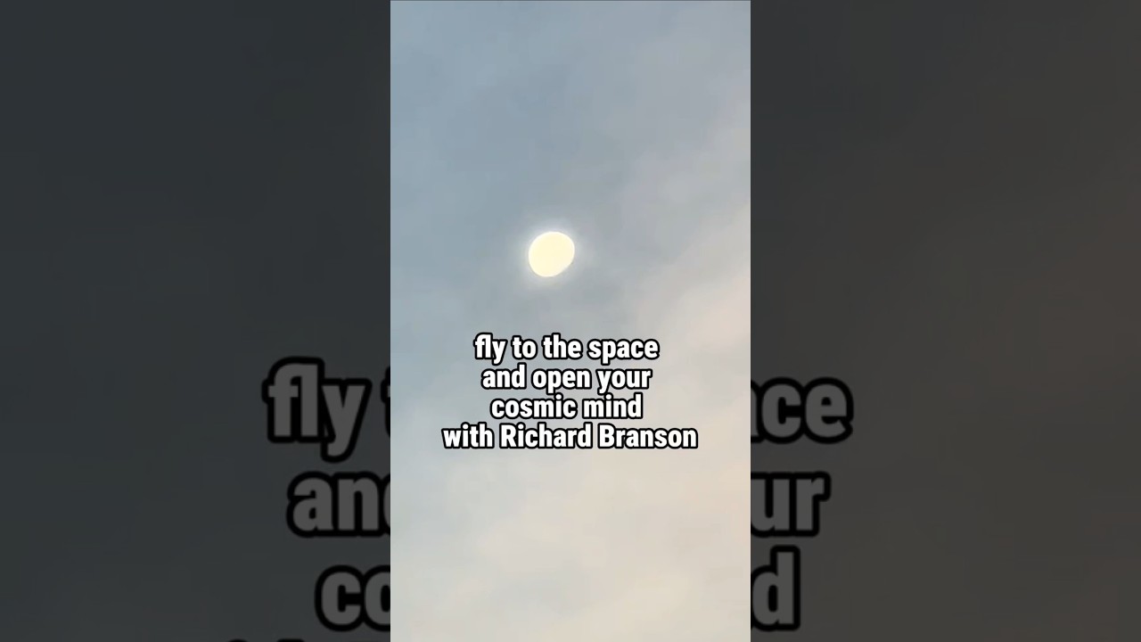 Fly to the space with Richard Branson 