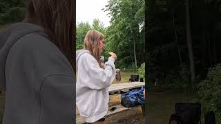 Camping Cleanliness: Offering Items &amp; Unpacking #shorts