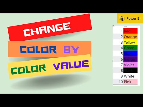 Color by Color Values - Conditional Formatting