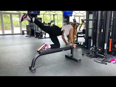 Bent Knee Bench Cable Kickbacks -