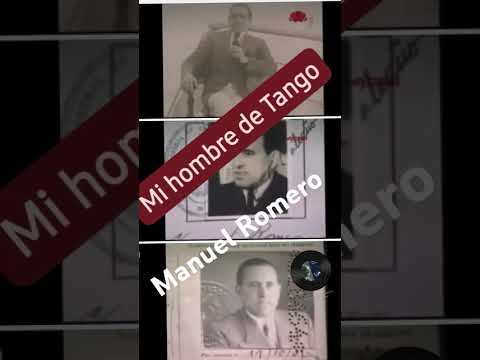 Manuel Romero, hombre sinónimo de tango.