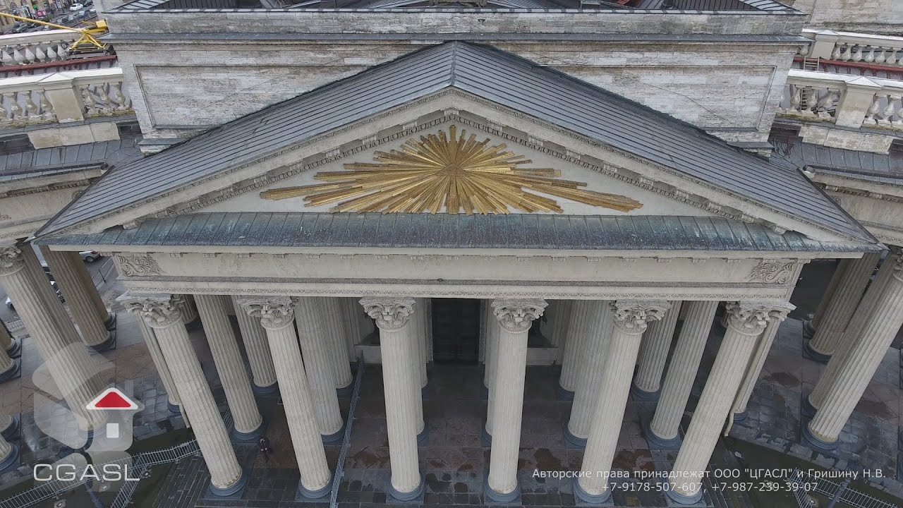 Фронтон казанского собора в санкт петербурге