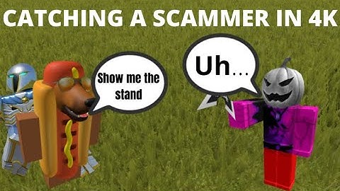 Roblox AUT Scammer fails to scam me in 4k