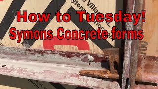 How to assemble  Symons forms