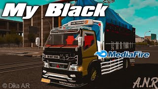 Mod Bussid Terbaru || Canter My Black Gaming Ganteng Full Anim