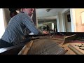 Tuning an 1873 square grand piano