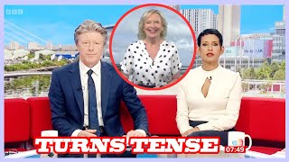 BBC Breakfast turns tense as Naga Munchetty clashes with co-star in awkward exchange