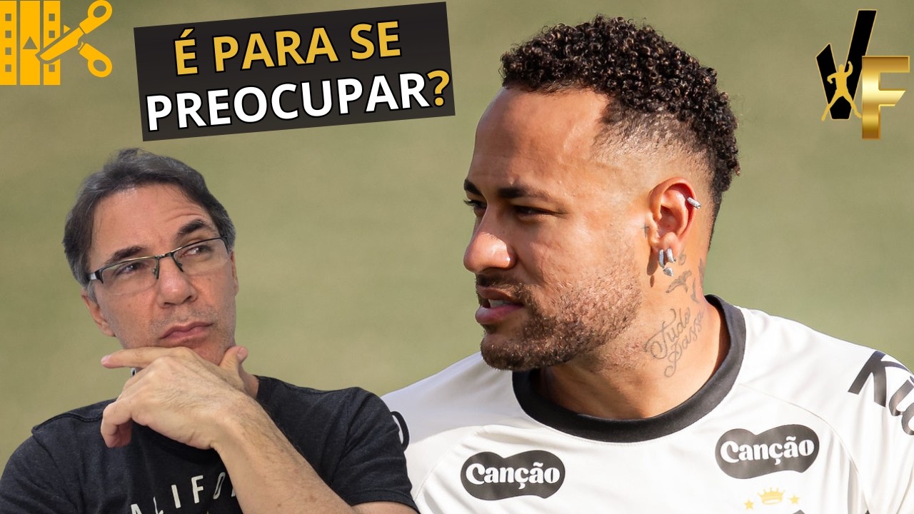NEYMAR FORA DE TREINOS DO SANTOS. É MOTIVO DE PREOCUPAÇÃO? - CORTE