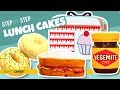 4 Exciting Lunch CAKES | Sandwiches and Spread As CAKE | How To Cake It | Yolanda Gampp
