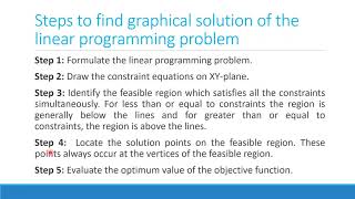 Linear Programming  Problems Part 2, Graphical Method (Animated) Prof. Y. M. Khan